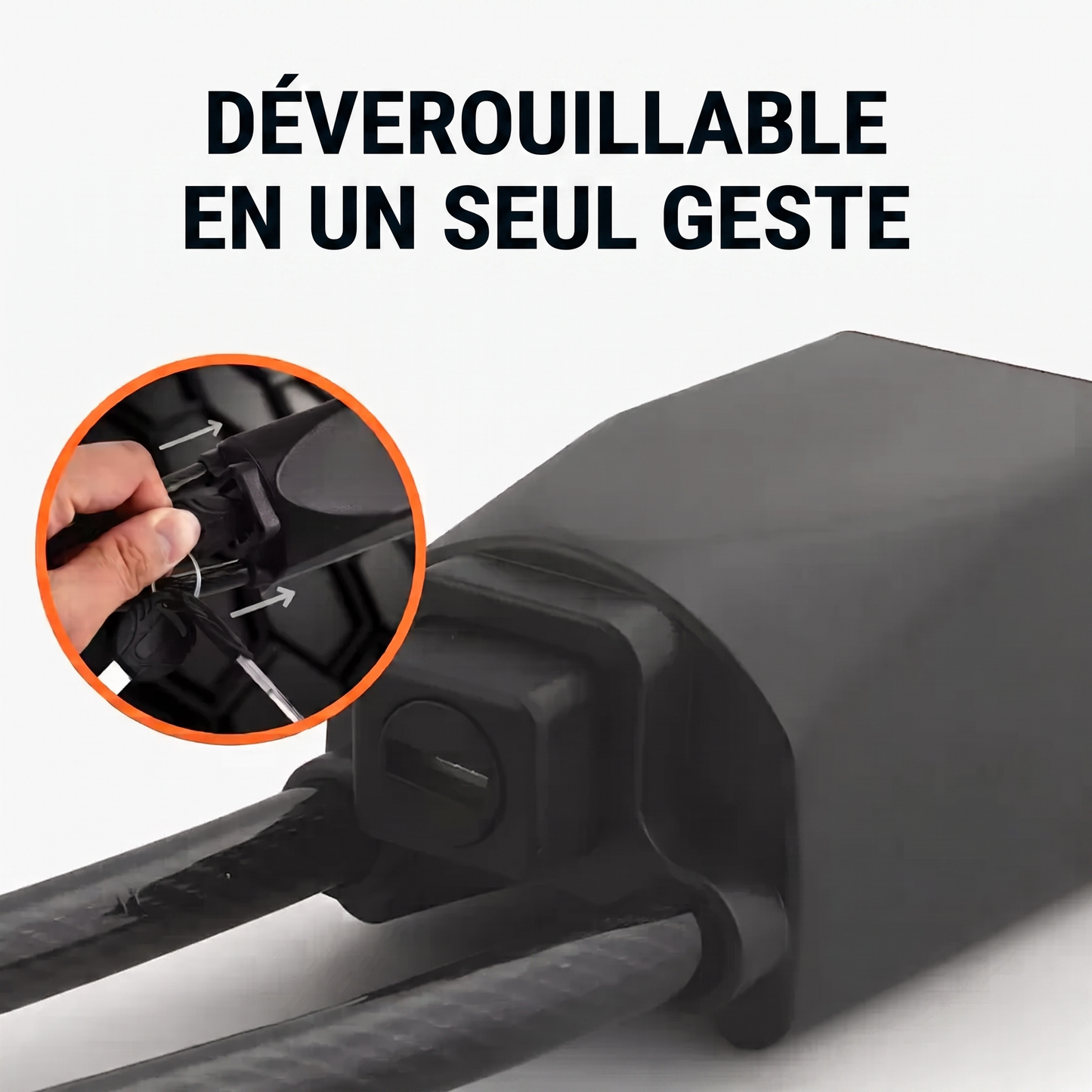 Boîtier de verrouillage BlocAuto, déverrouillage en un seul geste